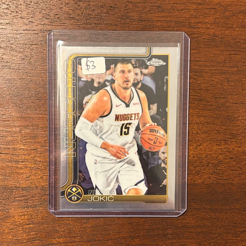 Nikkola Jokic 2025 Topps Chrome Base Card #25